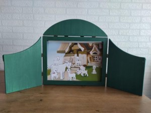 Drewniany Teatrzyk Kamishibai A4 - JZ